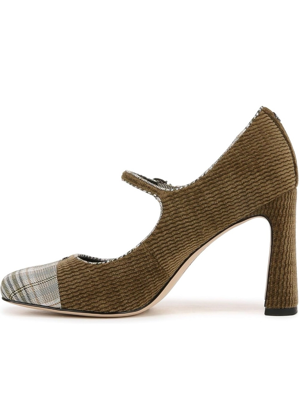 Circus NY by Sam Edelman “Elora” Square Toe Pump - Olive Green Corduroy 🫒 - Picture 9 of 12